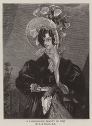 Una belleza de moda de 1837